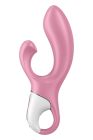 Вібратор кролик Satisfyer Air Pump Bunny 2 з технологією тиску повітря, рожевий вид 2