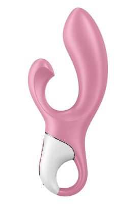 Вібратор кролик Satisfyer Air Pump Bunny 2 з технологією тиску повітря, рожевий