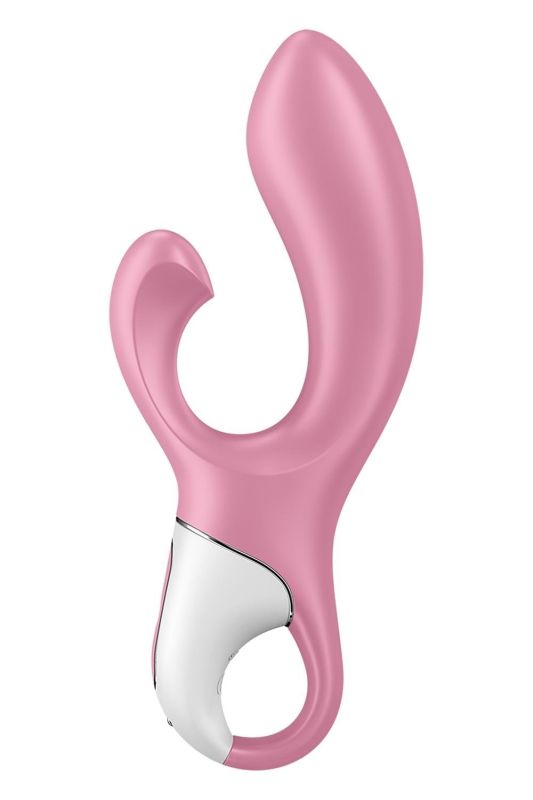 Вібратор кролик Satisfyer Air Pump Bunny 2 з технологією тиску повітря, рожевий вид 2