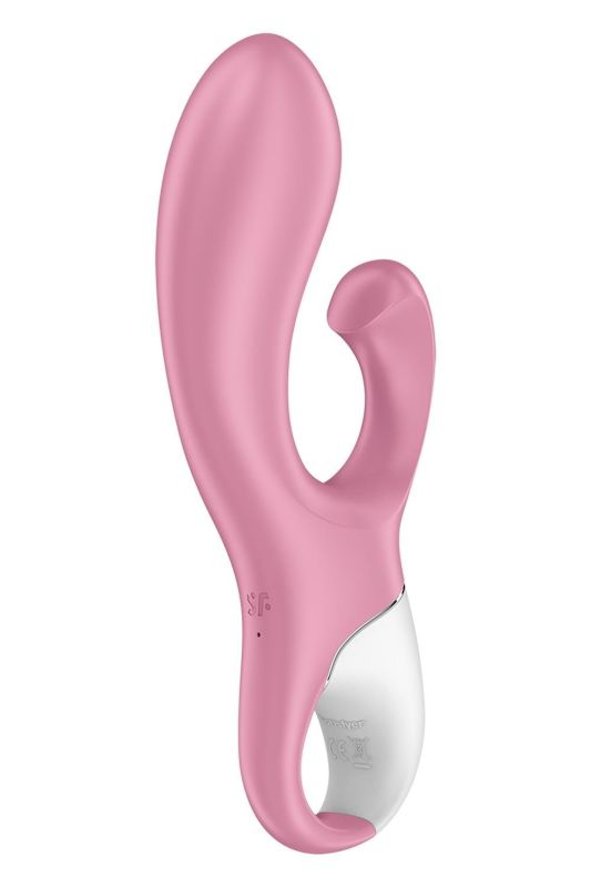 Вібратор кролик Satisfyer Air Pump Bunny 2 з технологією тиску повітря, рожевий вид 3