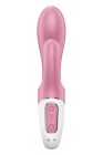 Вібратор кролик Satisfyer Air Pump Bunny 2 з технологією тиску повітря, рожевий вид 4