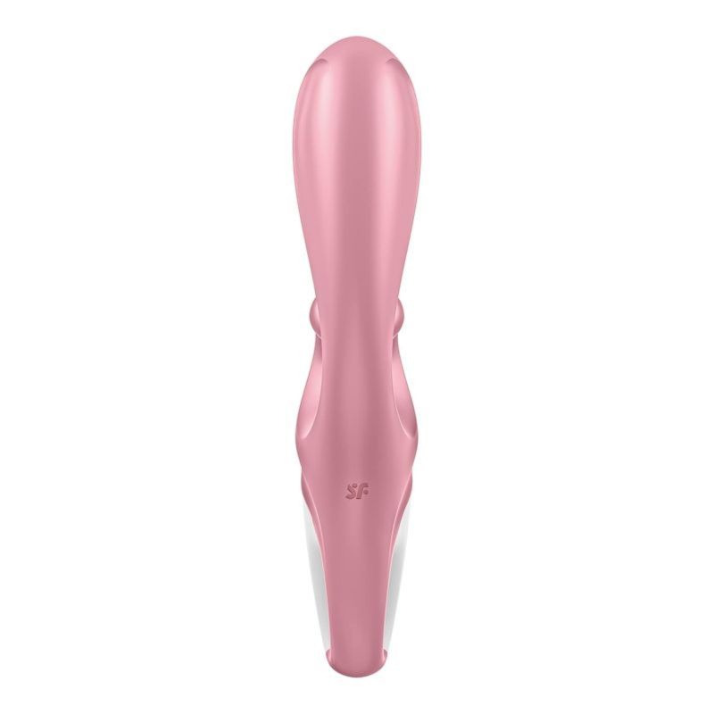 Вібратор-кролик Satisfyer Hug Me з підключенням до програми, рожевий вид 6