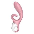 Вібратор-кролик Satisfyer Hug Me з підключенням до програми, рожевий вид 4