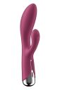 Вибратор-кролик Satisfyer Spinning Rabbit 1 для точки G и клитора, красный