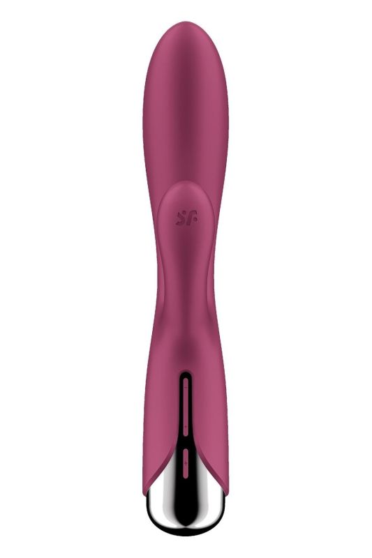 Вібратор-кролик Satisfyer Spinning Rabbit 1 для точки G та клітора, червоний вид 6