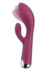 Вібратор-кролик Satisfyer Spinning Rabbit 1 для точки G та клітора, червоний вид 3