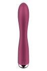 Вібратор-кролик Satisfyer Spinning Rabbit 1 для точки G та клітора, червоний вид 7