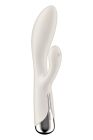 Вібратор-кролик Satisfyer Spinning Rabbit 1 для точки G та клітора, молочний вид 2