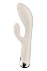 Вібратор-кролик Satisfyer Spinning Rabbit 1 для точки G та клітора, молочний вид 5