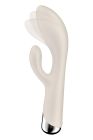 Вібратор-кролик Satisfyer Spinning Rabbit 1 для точки G та клітора, молочний вид 4