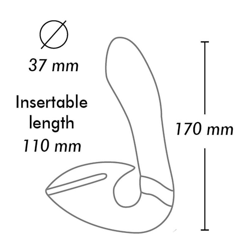 Вібратор кролик із стимуляцією точки G, рельєфний, нереалістичний, чорний, 17 х 3.7 см вид 6