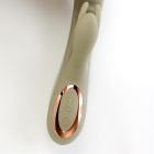 Вибратор-кролик Sweet Em Velvet Lure, 3 режима вибрации + 10 режимов у отростка, зеленый вид 7