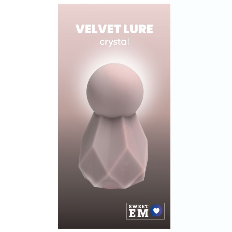 Вібратор-кристал Sweet Em для клітора, 10 режимів, ніжно-фіолетовий вид 6