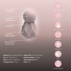 Вибратор-кристалл Sweet Em для клитора, 10 режимов, нежно-фиолетовый вид 5