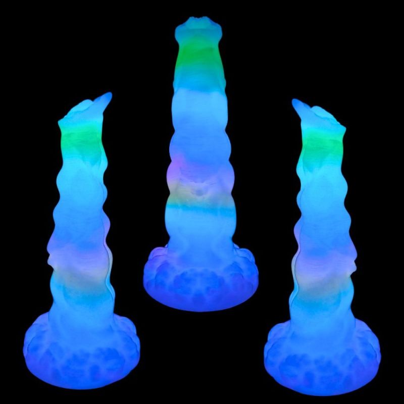 Люминесцентный вибратор с пультом UNIVIBE Unicorn, разноцветный, 25 х 5.7 см вид 7