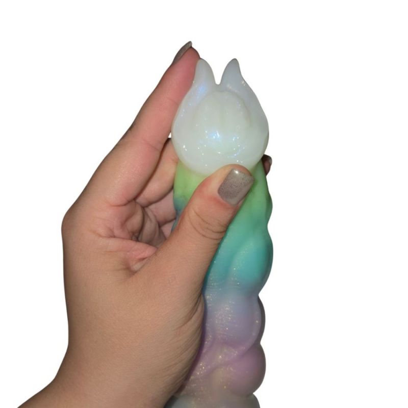 Люминесцентный вибратор с пультом UNIVIBE Unicorn, разноцветный, 25 х 5.7 см вид 12