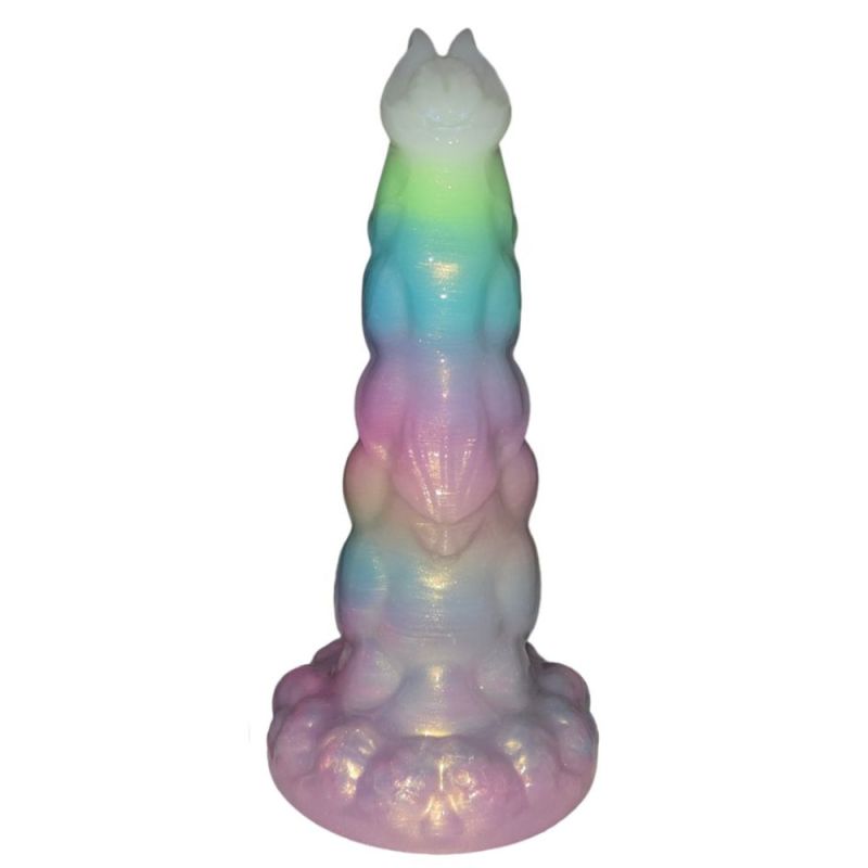 Люминесцентный вибратор с пультом UNIVIBE Unicorn, разноцветный, 25 х 5.7 см вид 8