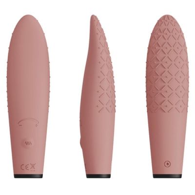 Вібратор-масажер з ефектом руху язика Sweet Em 0064F коричневий