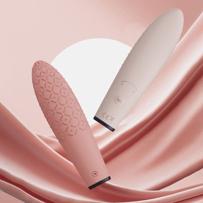 Вібратор-масажер з ефектом руху язика Sweet Em 0064F коричневий вид 5