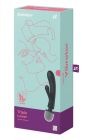 Вібратор-мікрофон Satisfyer Triple Lover потрійна дія, сірий вид 7