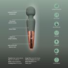 Вібратор-мікрофон Sweet Em, зелений із золотою ручкою вид 5