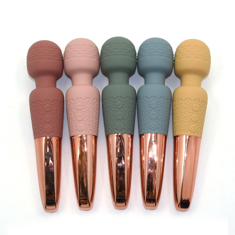 Вібратор-мікрофон Sweet Em, зелений із золотою ручкою вид 4