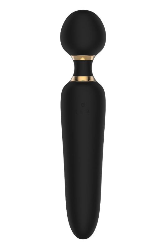 Вибратор микрофон универсальный двухсторонний Dream Toys Elite Noah с 2-мя моторами, черный вид 4