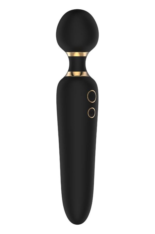 Вібратор мікрофон універсальний двосторонній Dream Toys Elite Noah з 2-ма моторами, чорний вид 3