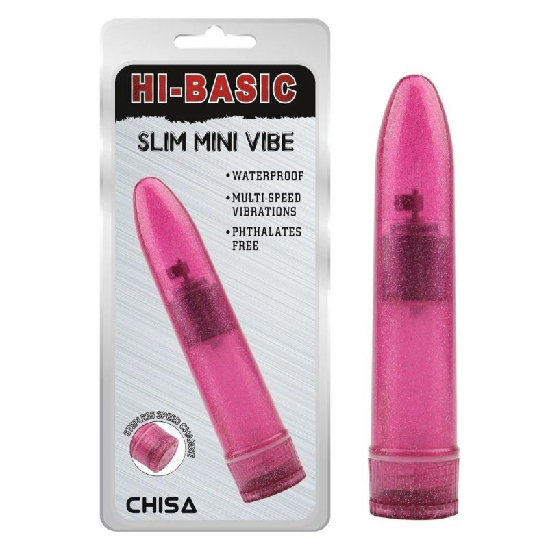 Вібратор-міні "Дамський пальчик" Chisa Hi-Basic, рожевий вид 2