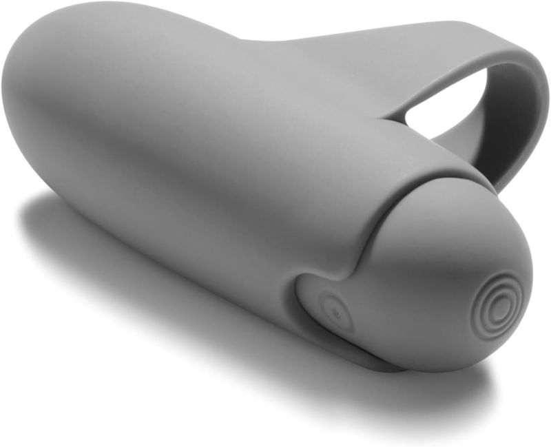 Вибратор на палец Better Than Your Ex by Bijoux Indiscrets серый вид 3