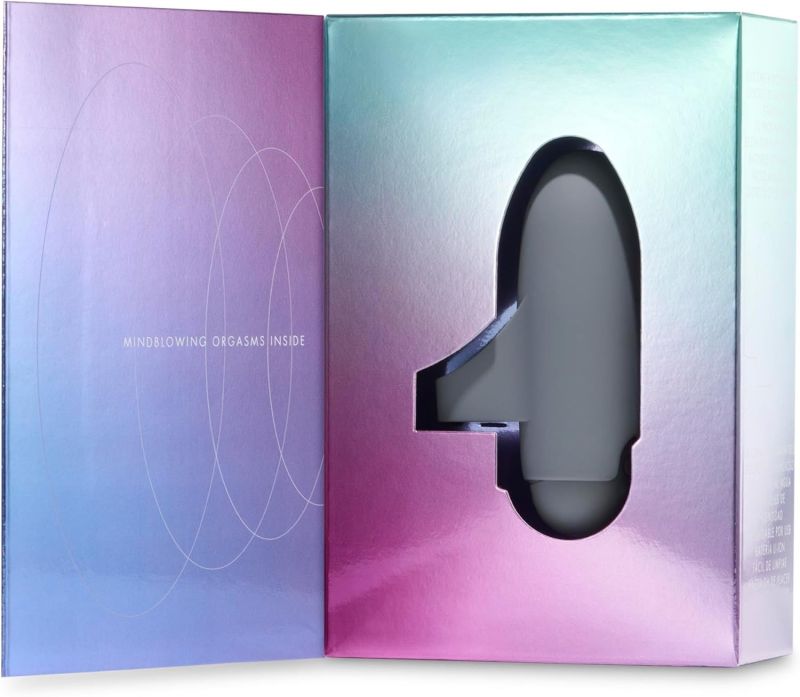 Вібратор на палець Better Than Your Ex by Bijoux Indiscrets сірий вид 6