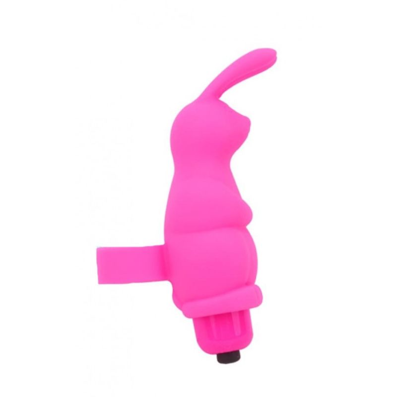 Вибратор для клитора на палец Chisa Mis Sweet Sweetie Rabbit в форме кролика, розовый вид 3