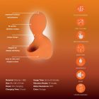 Вибратор на палец Sweet Em, оранжевый вид 8