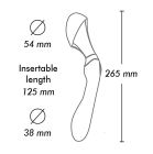 Вибратор нереалистичный рельефный Shunga Zoa розовый, 26.5 х 3.8 см вид 5