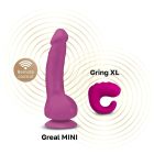 Вібратор реалістичний на присосці Greal Mini Gvibe, фіолетовий, 18 х 3 см вид 5