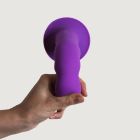 Вібратор рельєфний Adrien Lastic Hitsens 3 на присосці, фіолетовий вид 6