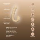 Вибратор с клиторальным стимулятором-язычком Sweet Em, бежевый, 15.8 х 8.7 х 4.1 см вид 7