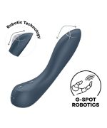 Вібратор з механізмом руху вгору та вниз Satisfyer G-Spot Wave 4 сірий