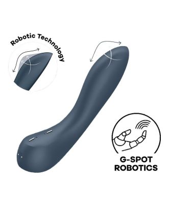 Вібратор з механізмом руху вгору та вниз Satisfyer G-Spot Wave 4 сірий