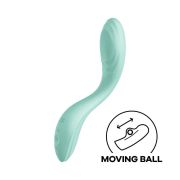 Вібратор із рухомою кулькою Satisfyer Rrrolling Pleasure для точкової стимуляції точки G, м'ятний