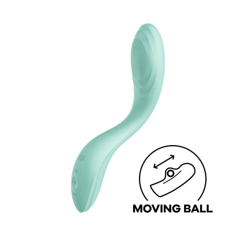 Вібратор із рухомою кулькою Satisfyer Rrrolling Pleasure для точкової стимуляції точки G, м'ятний вид 2
