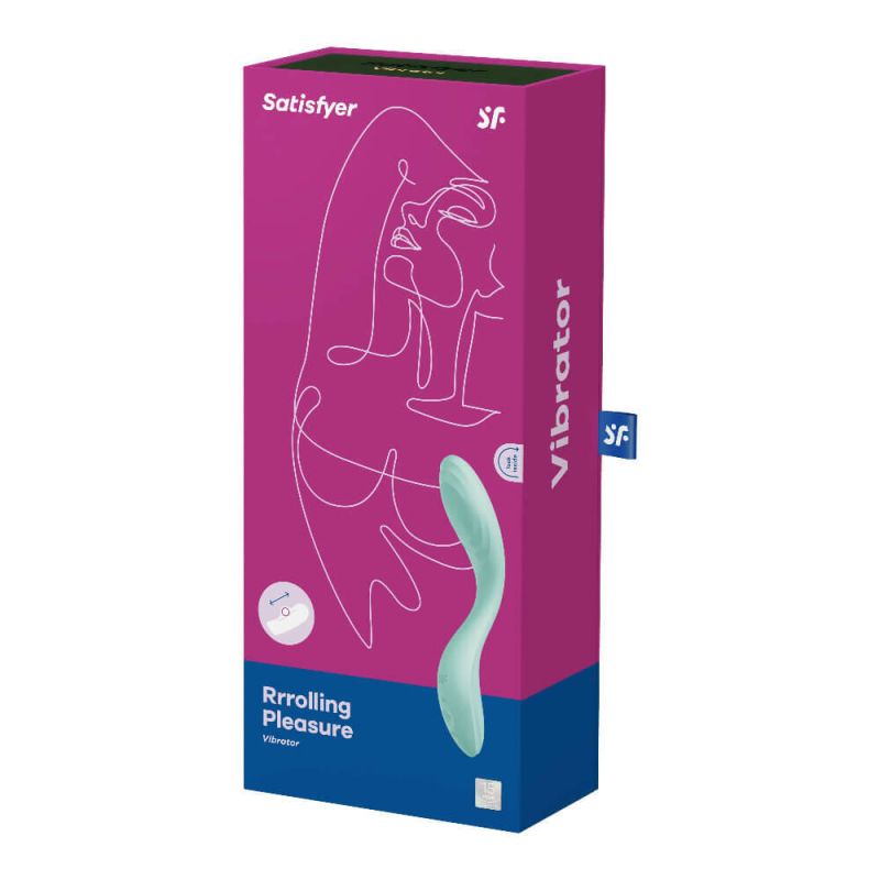 Вібратор із рухомою кулькою Satisfyer Rrrolling Pleasure для точкової стимуляції точки G, м'ятний вид 8