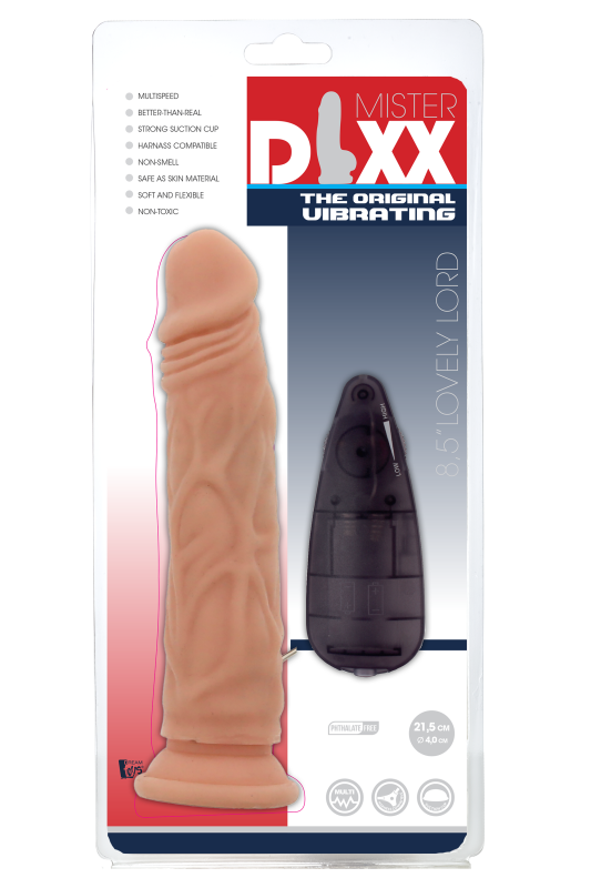Вібратор з пультом керування MR.DIXX LOVELY LORD 8,5' VIBRATING DILDO вид 3