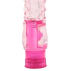 Вібратор із рельєфом Chisa Crystal Jelly Pleaser на батарейках, рожевий вид 5