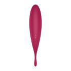 Вібратор із хвильовою стимуляцією Satisfyer Twirling Pro+ з додатком, червоний вид 6