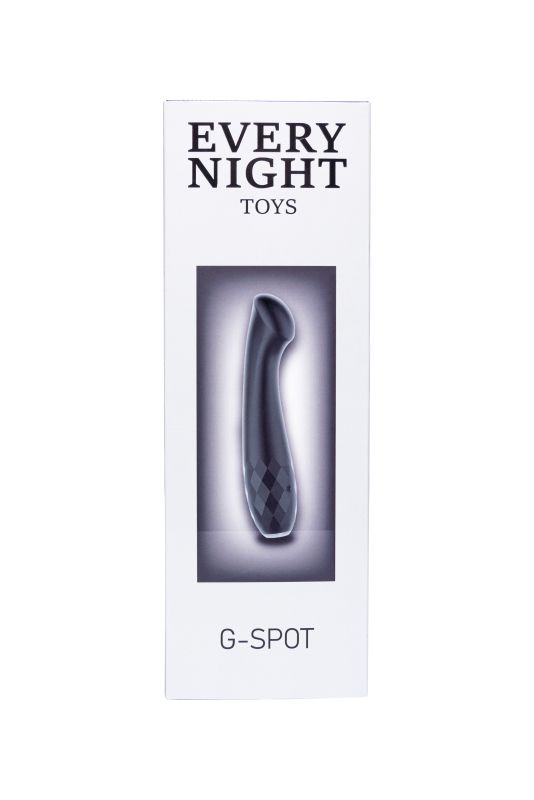 Вибратор с ярко выраженной головкой Every Night Toys для точки G, черный вид 6
