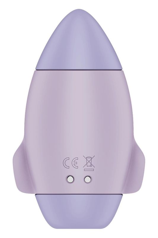 Вібратор Satisfyer Mission Control з вакуумною стимуляцією клітора, фіолетовий вид 5