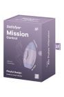 Вібратор Satisfyer Mission Control з вакуумною стимуляцією клітора, фіолетовий вид 7