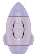 Вібратор Satisfyer Mission Control з вакуумною стимуляцією клітора, фіолетовий