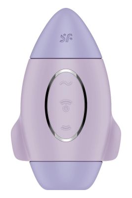 Вібратор Satisfyer Mission Control з вакуумною стимуляцією клітора, фіолетовий